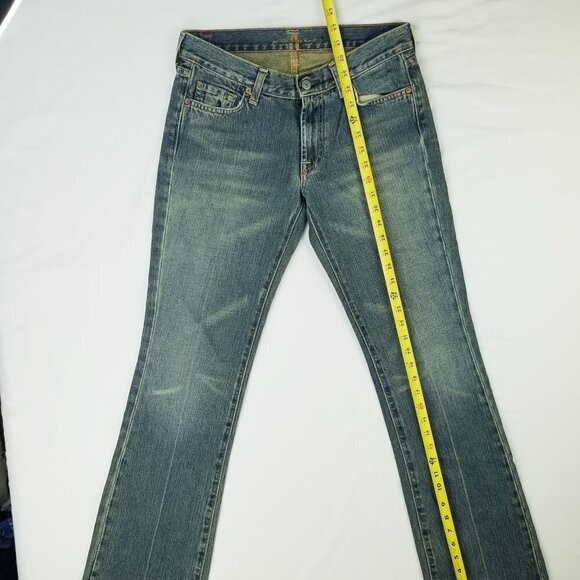 7 For All Mankind Sz 28 Boot Cut Women's Boyfriend - Picture 10 of 11